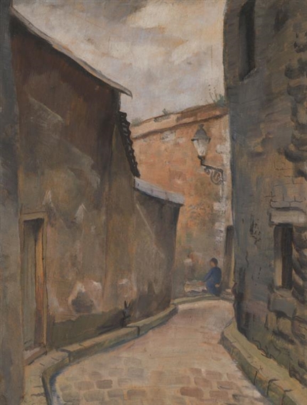 Enge Gasse in Chartres II by Dorothea Maetzel-Johannsen, 1925