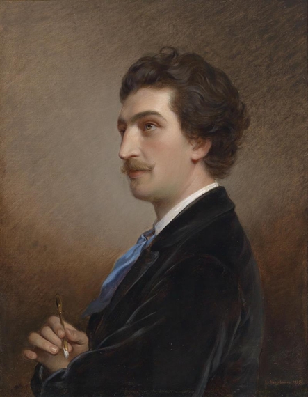 Josef Neugebauer | Portrait of the Artist’s Colleague Anton Ebert (1865 ...