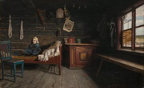 Farm-Hands' Quaters At Louhisaari Manor, Askainen by Arvid Liljelund, 1877