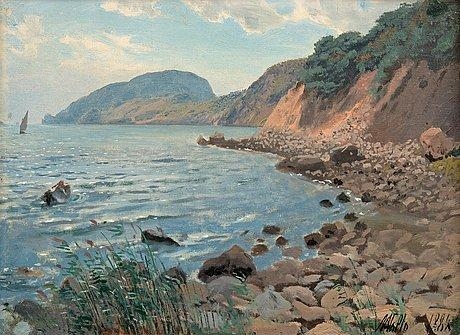 Summer Landscape By The Shore by Lev Felixovich Lagorio, 1888