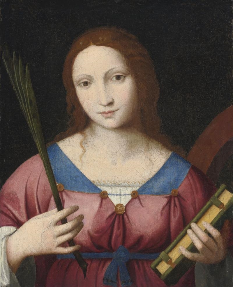 Bernardino Luini | Saint Catherine of Alexandria | MutualArt