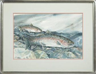 Salmon Swimming Upstream - Linda Cromwell