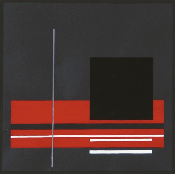 Composition plastique N°18 by Jean Gorin, 1964
