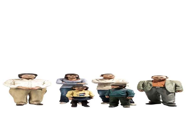 Artwork by Yi Hwan-Kwon, Jangdockdae - Color, Made of painted FRP sculptures