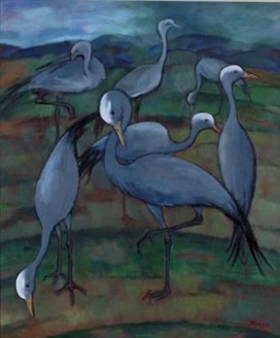 BLUE CRANES - Francois Krige