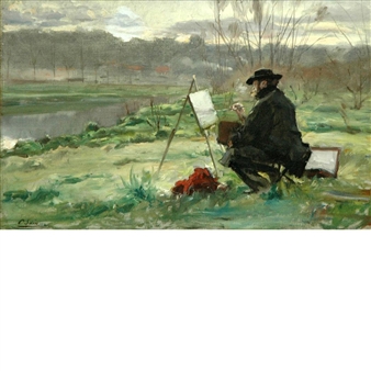 Painting En Plein Air - Paul Saïn