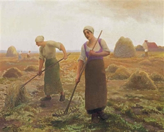 Les faneuses - Aimé Perret