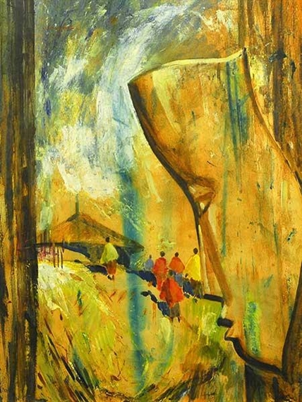 Rural Scene & Mask - Wren Sargent