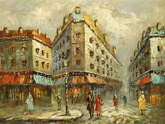 Paris Street Scene - C. Le Loire
