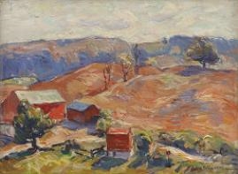 Rolling Red Hills by John Fulton Folinsbee
