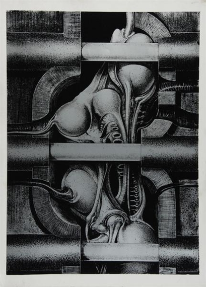 H. R. Giger | Print from Biomechanoiden (1969) | MutualArt