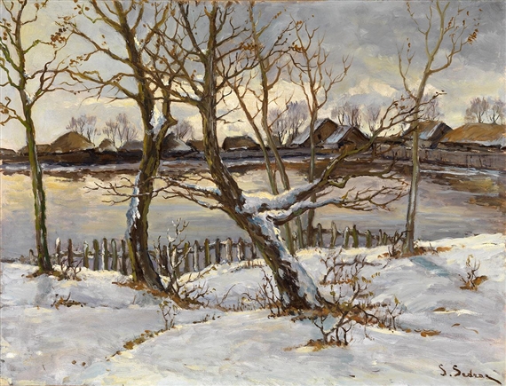 Russian Winter by Serge Agababian Sedrac