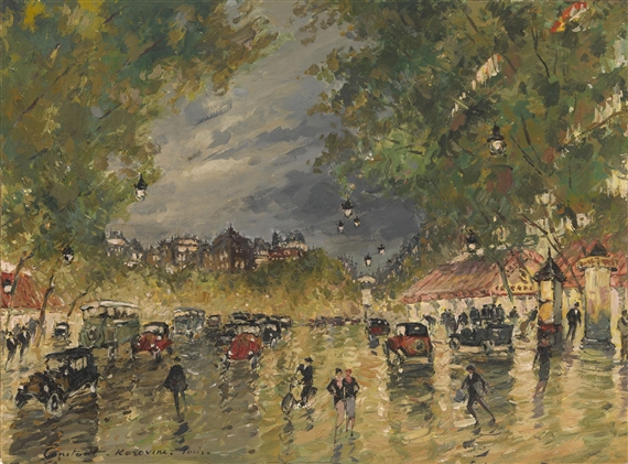Paris Boulevard by Night