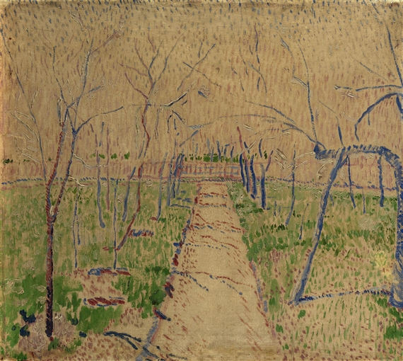 Path among Trees by David Burliuk, 1909