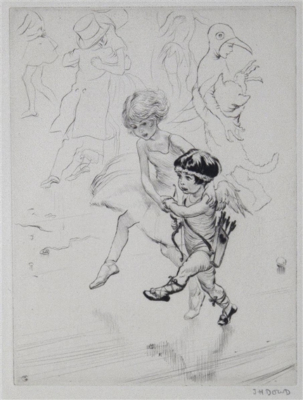 Children dancing by James Henry Dowd
