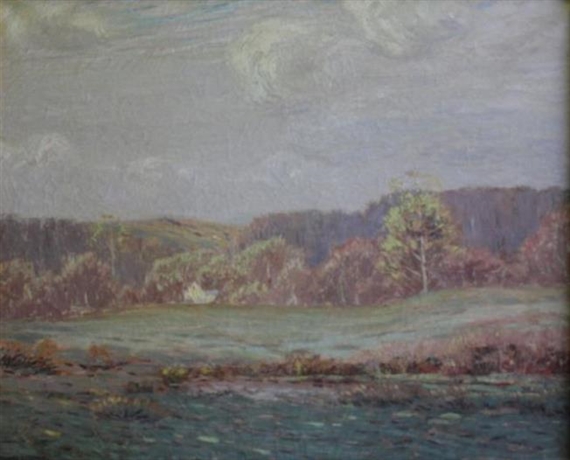 Landscape by Leonard Ochtman