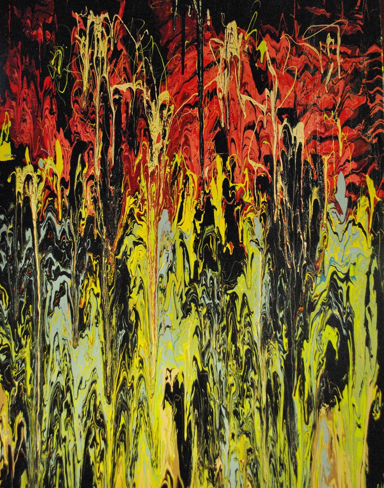 Artwork by Isabela Vasile, UNTITLED ABSTRACT, Made of Acrylic on canvas