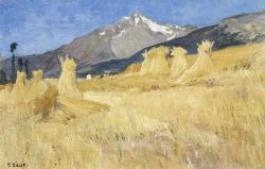 Les moyettes. Haute de Cry by Ernest Biéler, Circa 1900