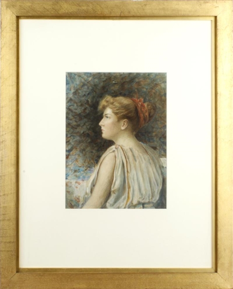 Portrait of a classical muse by J. T. Steadman