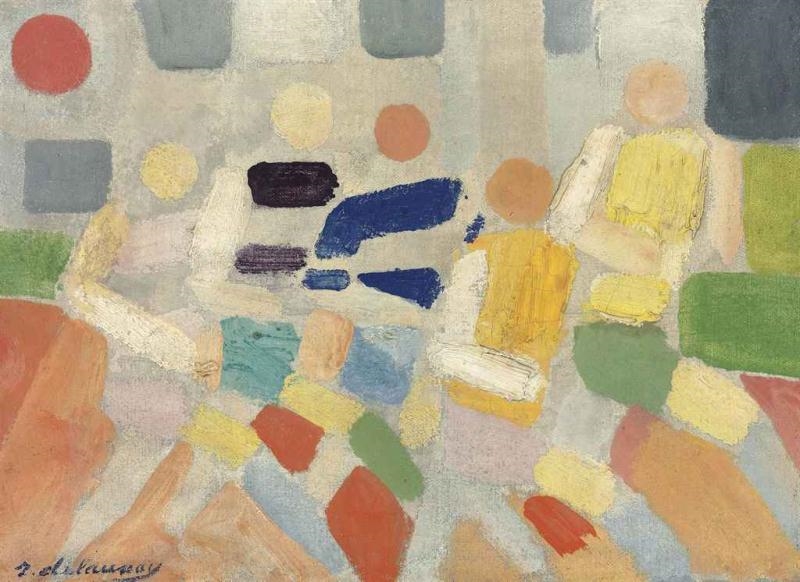 Les coureurs by Robert Delaunay, 1926