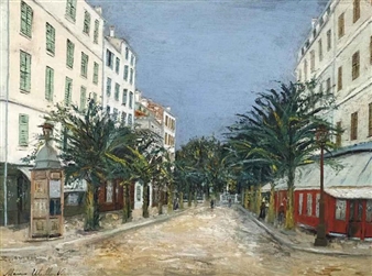 Rue à Hyères - Maurice Utrillo