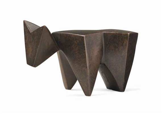 Zeichen einer Kuh by Ewald Mataré, 1948