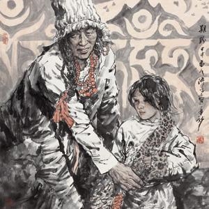 Mother and Daughter - Miao Zaixin