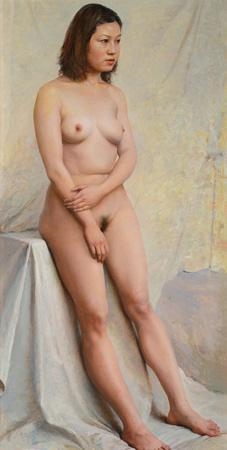 STANDING NUDE by Xu Mangyao, 2007