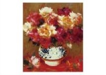 Artwork by Hyoichi Yamamoto, Rose, Made of oil on canvas