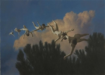 Harry Holland’s Fantastical Paintings of Nudes