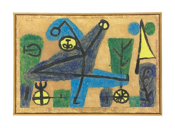 Blauer Tänzer by Paul Klee, 1939