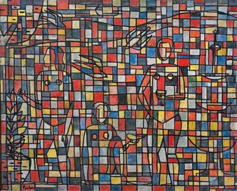 Constructivo en colores primarios - Manuel Pailós