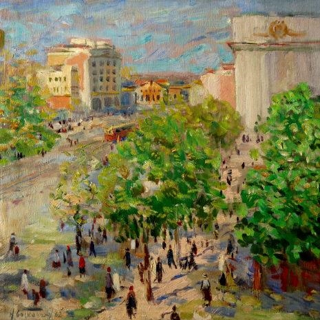 Moscow by Nikolai Nikolaevich Baskakov, 1962