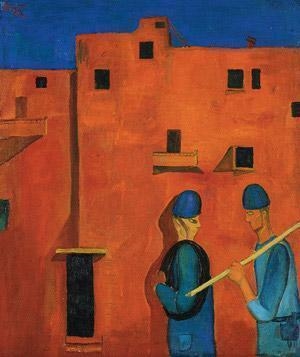 Putting in Electrical Lights by Lin Chunyan, 1982