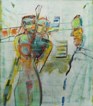 Two Figures Embracing by Martin Fuller