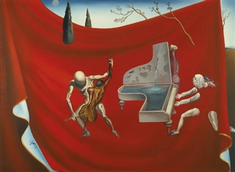La Musique or l'orchestre Rouge or les Sept Arts - Salvador Dalí