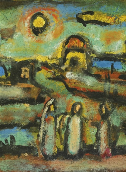 Georges Rouault | PAYSAGE BIBLIQUE (Circa 1949) | MutualArt
