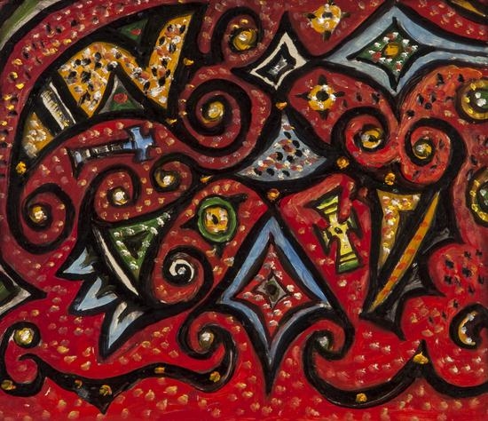 Beginnings of a Prayer Pattern by Alan Davie, 2000