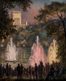 Fountain at Pernes-Les-Eaux - Sylvia Gosse