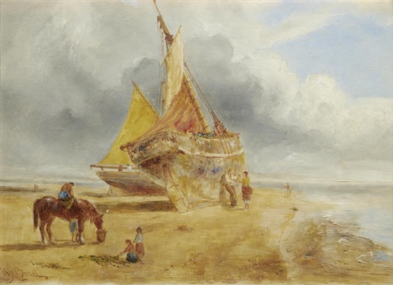 Low tide by William Joseph Julius Caesar Bond