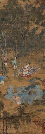 SCHOLAR AND BAMBOO by Qiu Ying