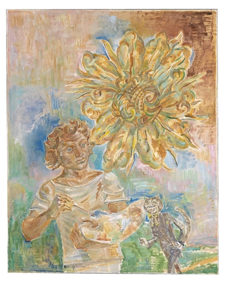 Der Künstler und der Kater - Ljubomir Dimov