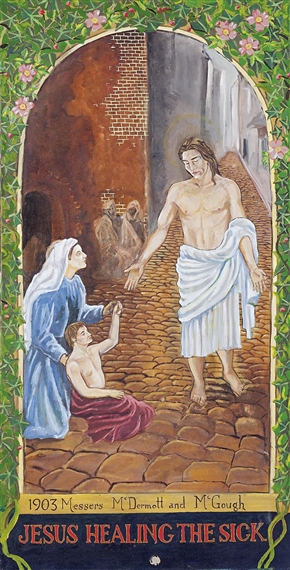 Jesus healing the sick 1903 by David McDermott, Peter Thomas McGough,  1986