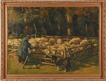 Sheep Corral - Johannes Wilhelm van der Heide