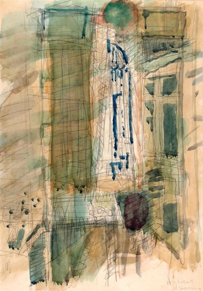 Landscape by Avigdor Stematsky