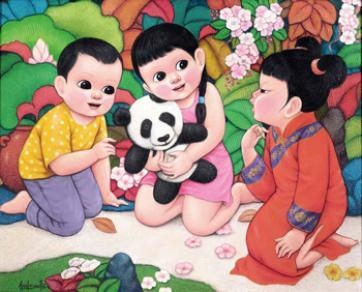 Su udhi Ahmad Boneka  Panda  dari Cina  Panda  Doll from 