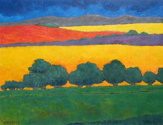 Hilltop Farm II by David J. Edwards