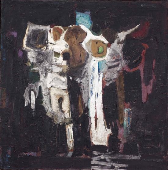 Untitled by David Meshulam, 1962