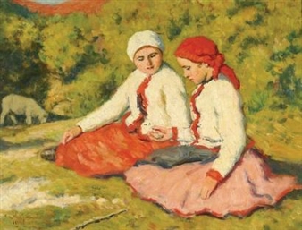 Women in the Meadow