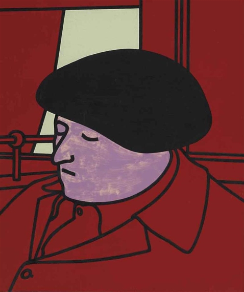 Portrait of a Frenchman by Patrick Caulfield, 1971